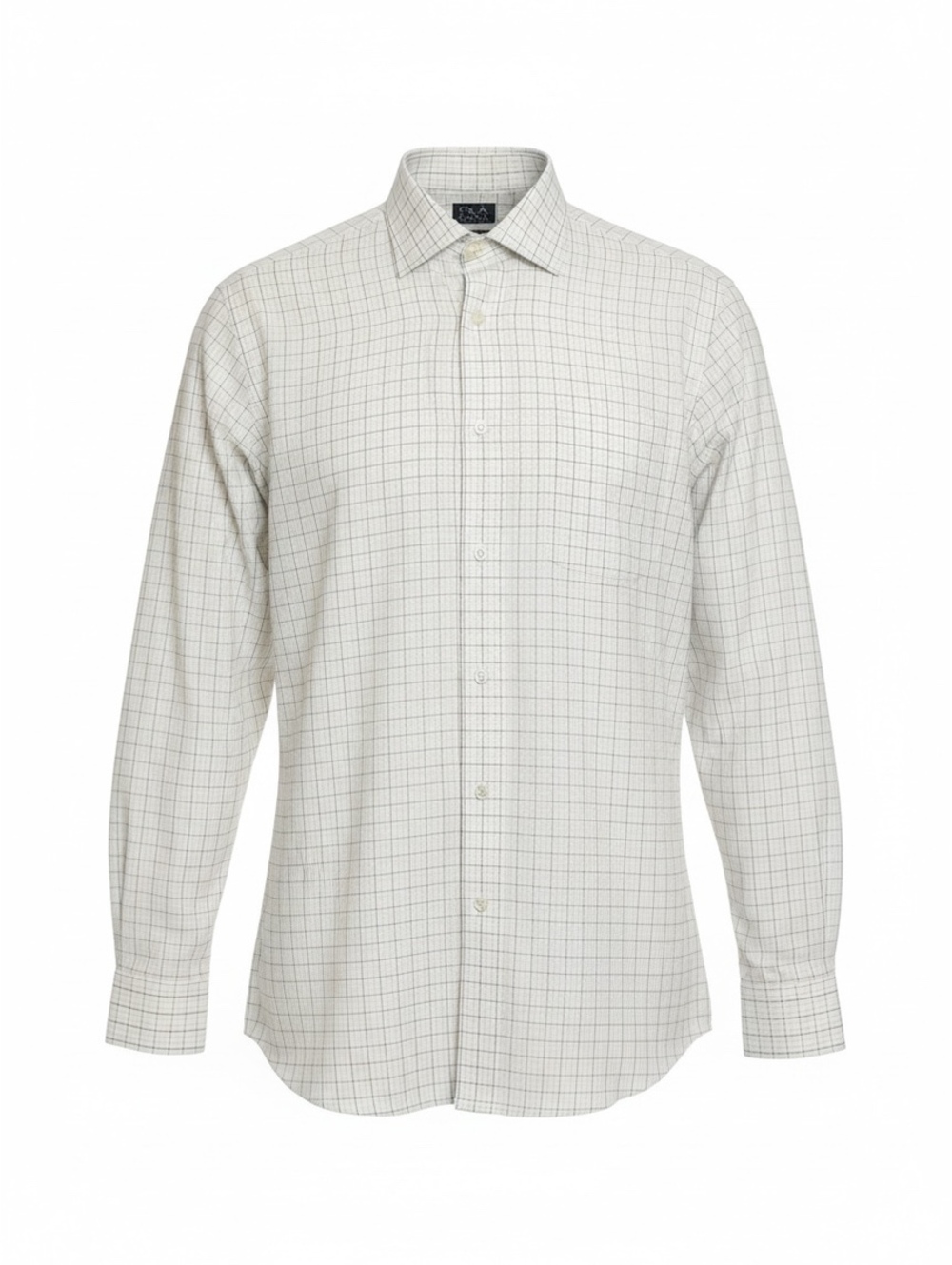 NWT Jos. A. Bank Traveler's Collection 16.5 37 | Brown Blue Windowpane Plaid